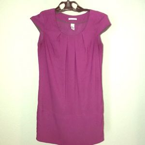 Purple cap sleeveless shift dress 2 h&m